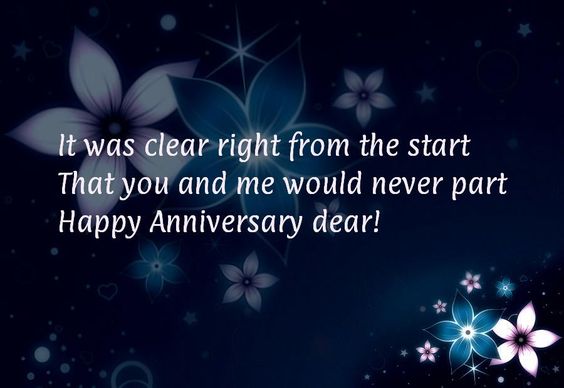 romantic happy anniversary