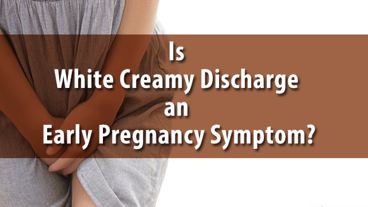 White Creamy Discharge Is It An Early Pregnancy Symptom