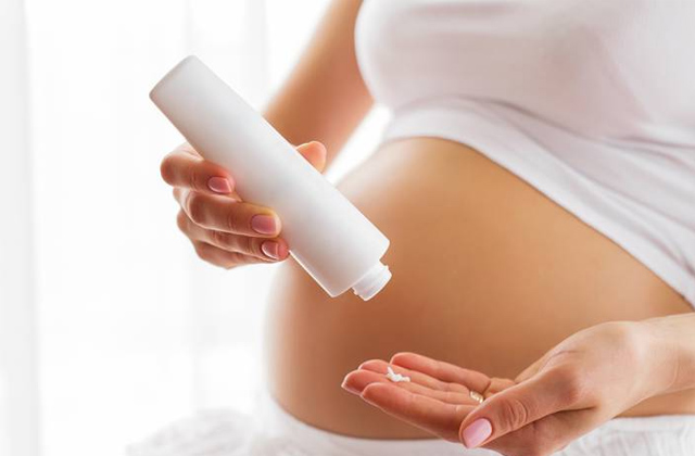 red dry skin during pregnancy