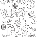 valentine coloring pages 3