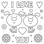 valentine coloring pages 5