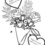 valentine coloring pages 9