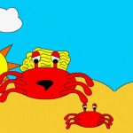 crab and his mother