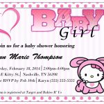 free printable hello kitty baby shower invitations Pretty Hello Kitty Baby Shower Invitations Templates Ideas