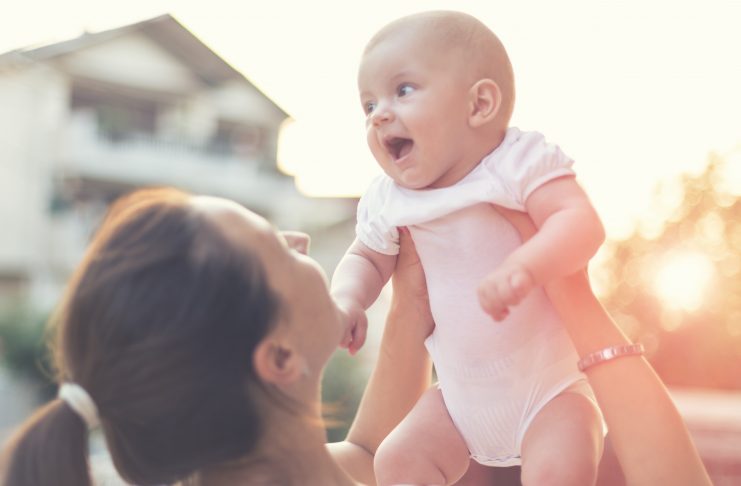 how to hold a baby