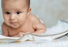 baby drooling