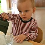 Pouring Water in Mugs