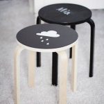 DIY Chalkboard Stools