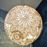 DIY Doily Lamp