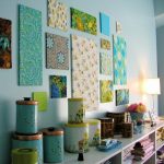 DIY Fabric Wall Art