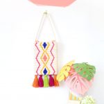 DIY Painted Rope Wall Decor