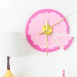 DIY Sliced Cake Wall Clock