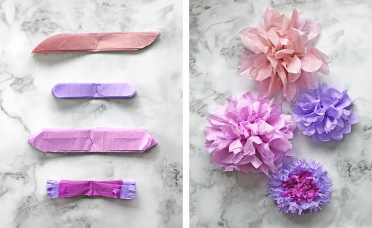 DIY Tissue Paper Floral