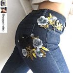 Embroidery on Jeans Using Sewing Machine