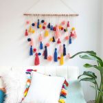 Insanely cute Pom-Pom Tassel Wall Hanging