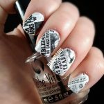 Newspaper Nail Art