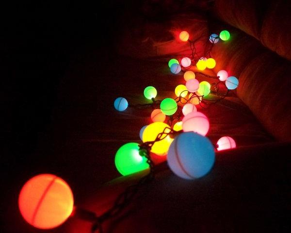 Ping Pong Ball String Lights