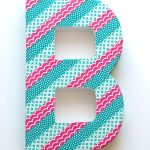 Washi Tape Letters