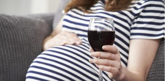 drinking red wine during pregnancy