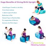 giving birth standing up