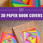 3D Paper Book Cover