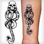 Death eater temporary tattoo