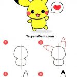 Draw a cute Pikachu