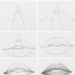 Easy lips to draw