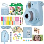 Fujifilm Instax Mini 8 Camera (Blue) with Accessories Kit