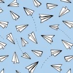 Paper plane pattern