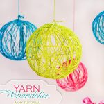 Yarn Chandelier