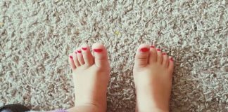 nail polish on babies