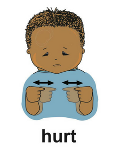 Baby sign for Hurt