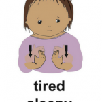 Baby sign for Sleep