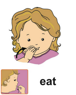Baby sign for Food
