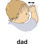 Baby sign for Dad