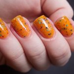 Glittery Orange