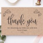 baby shower thank you cards