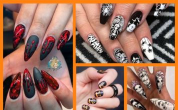 halloween nail art