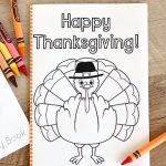 Thanksgiving coloring book
