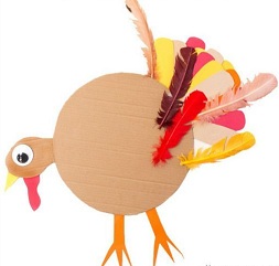 Pin the feather on the turkey