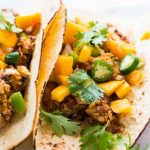 Oats Crusted Fish Tacos with Mango Salsa