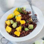 Red Quinoa Mango Salad