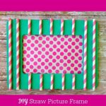 Straw photo Frame