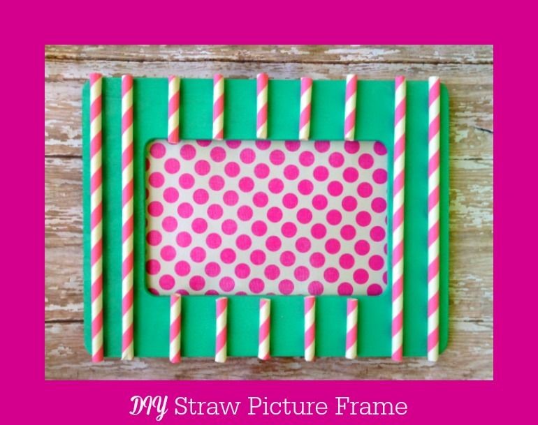Straw photo Frame
