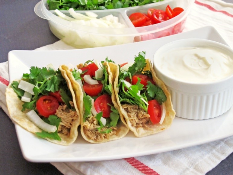 Chicken and Corn Tacos
