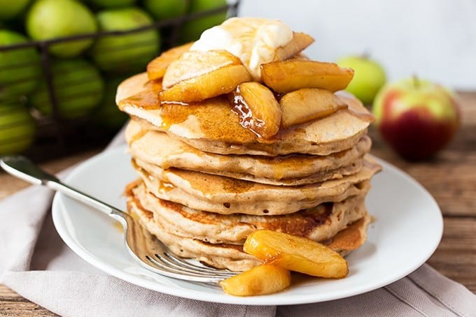 Pancakes with a Punch of Apple