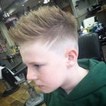 The Spiky Hair and Fade Design