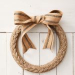 braided rope wreath