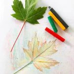 leaf rubbings craft